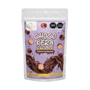 Quinua pop bañado en chocolate 55%