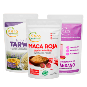 HARINA DE TARWI + ARANDANO ATOMIZ + MACA ROJA 500G