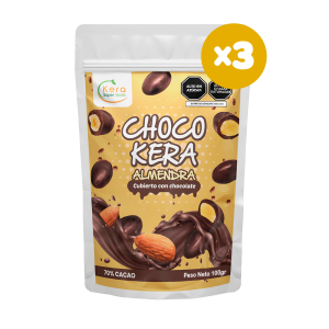 Choco kera Almendra bañado en cacao x3