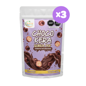 Choco kera Quinua Pop bañado en cacao x3
