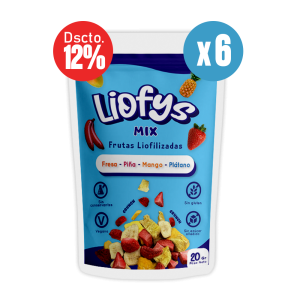 Frutas Liofilizadas Liofys Mix x6